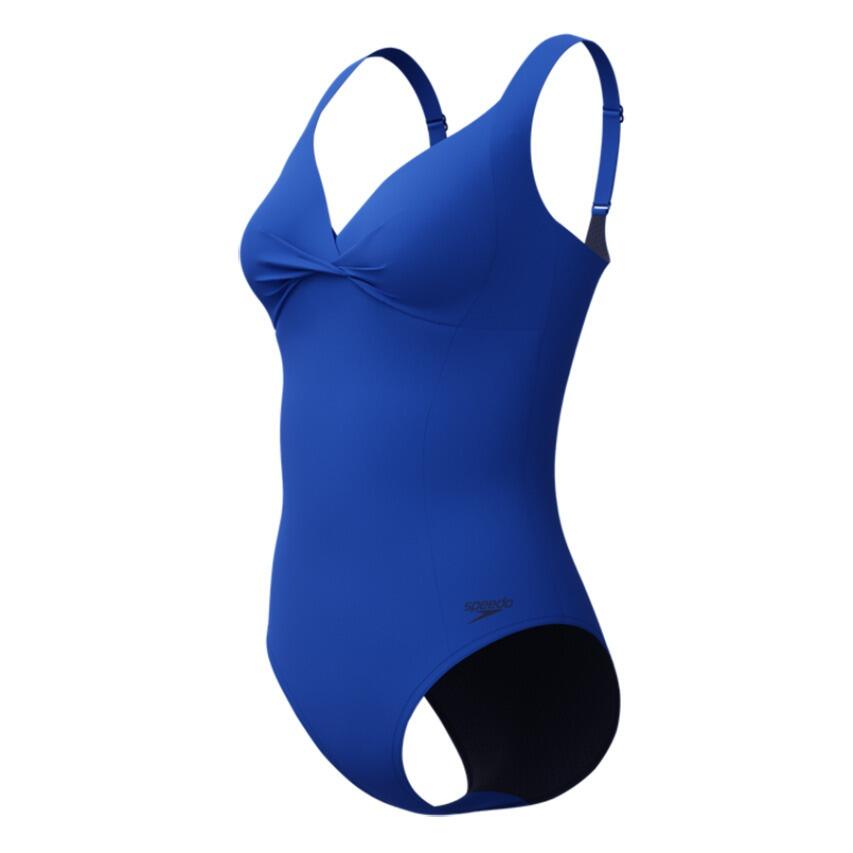 Damski kostium kąpielowy 1-częściowy Speedo Solid Cross Knot