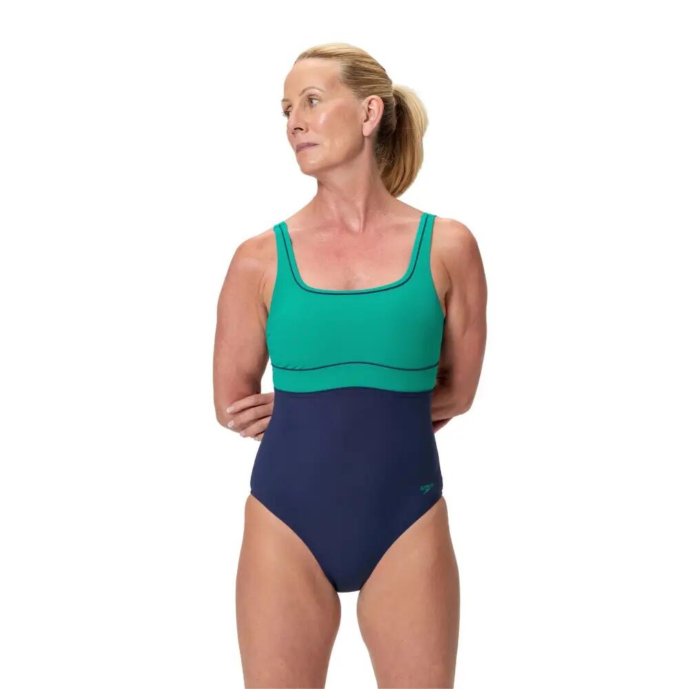 Damski kostium kąpielowy 1-częściowy Speedo Solid Contour Eclipse