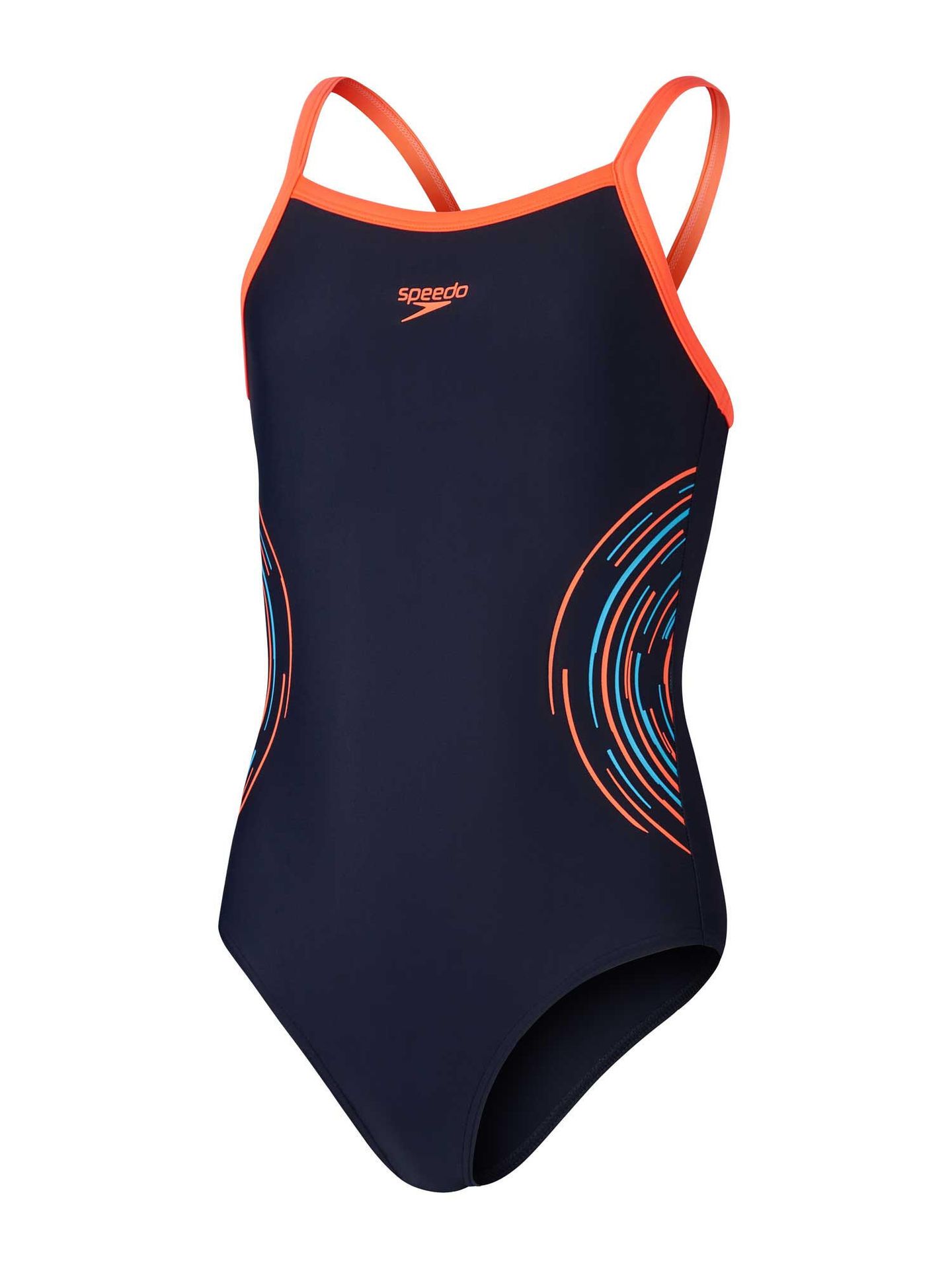 Strój pływacki jednoczęściowy dziecięcy Speedo Platisol Placement Thinstrap Musc