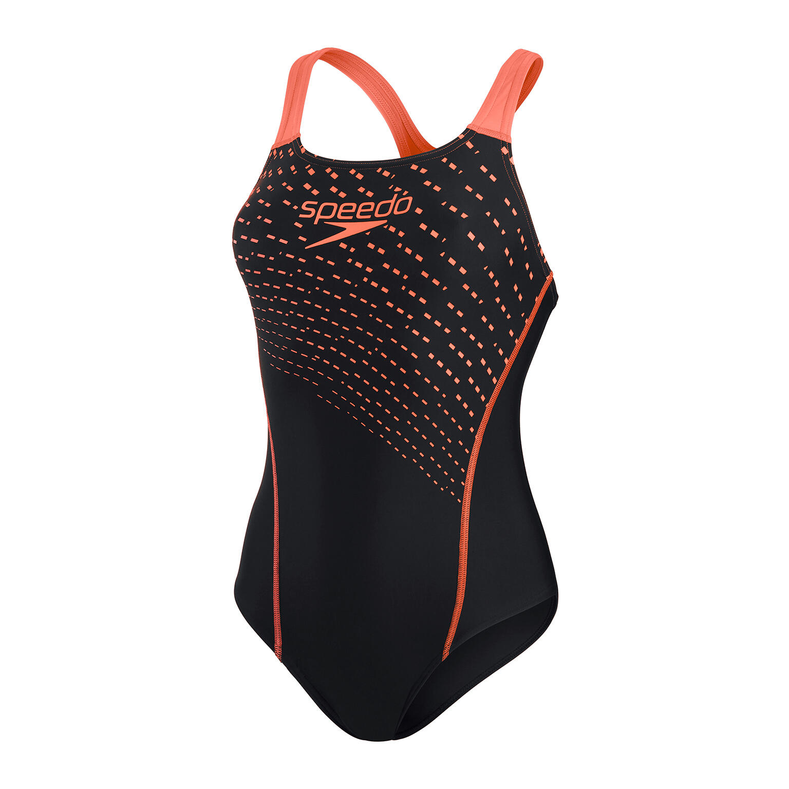 Damski 1-częściowy kostium kąpielowy z logo Speedo Eco Medley Medalist