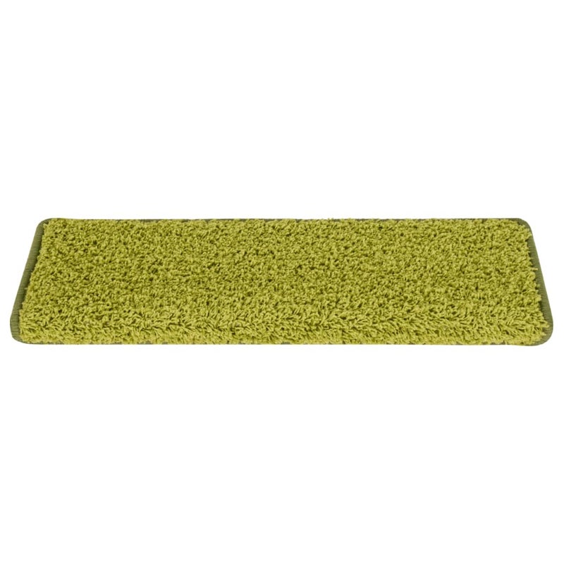 Maty na schody 15 szt. 65x21x4 cm Zielone prostokątne krawędzie