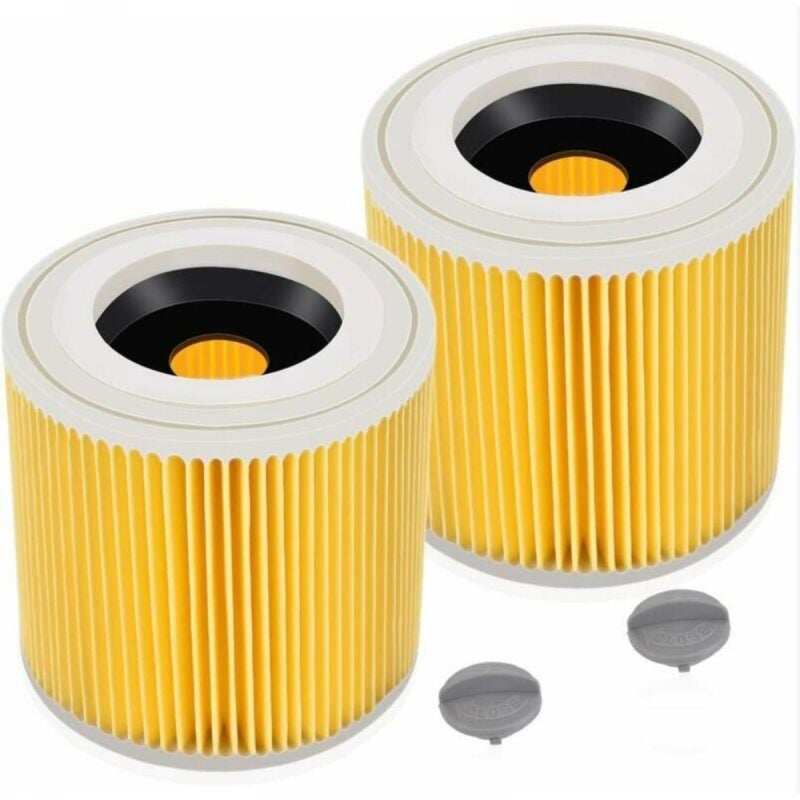 Pasuje do akcesoriów do odkurzaczy Karcher, filtr NT20/1 NT30/1 NT38 - 2 szt. filtrów do odkurzacza