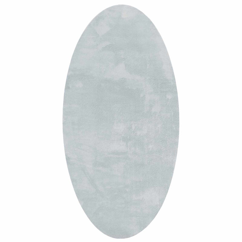 Dywany pokojowe Owalny HUARTE Szary 100 x 200 cm 100% poliester