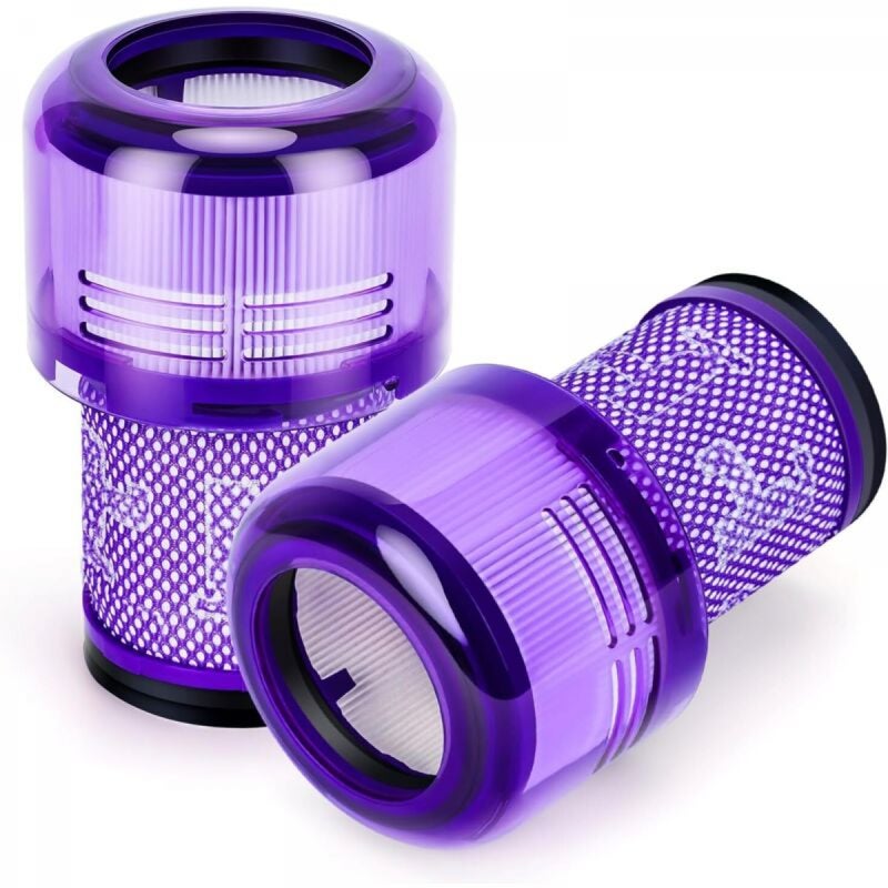 Zestaw 2 filtrów Hepa do odkurzacza bezprzewodowego Dyson v12 Detect Slim Absolute Extra Fluffy Total Clean Motorhead Complete