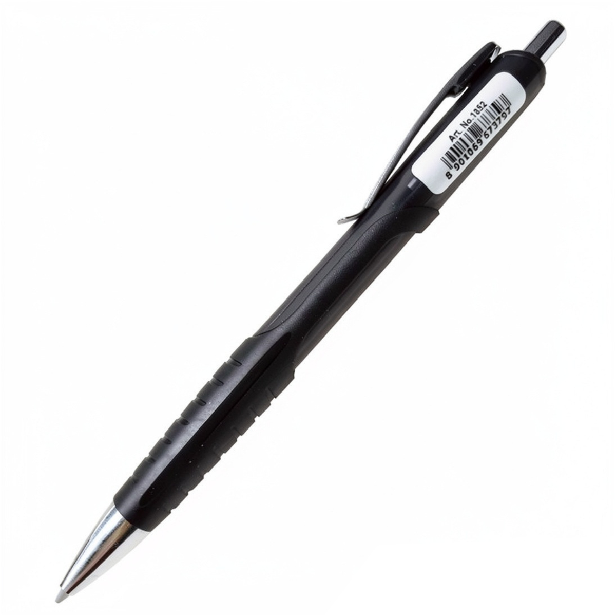 Długopisy automatyczne LUXOR XONOX I BLACK czarne metalowe opakowanie = 12 szt.