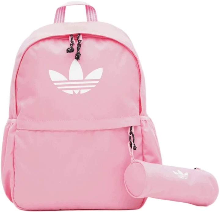 Plecak sportowy Adidas Originals Backpack + School Pencil case Pink JW0313