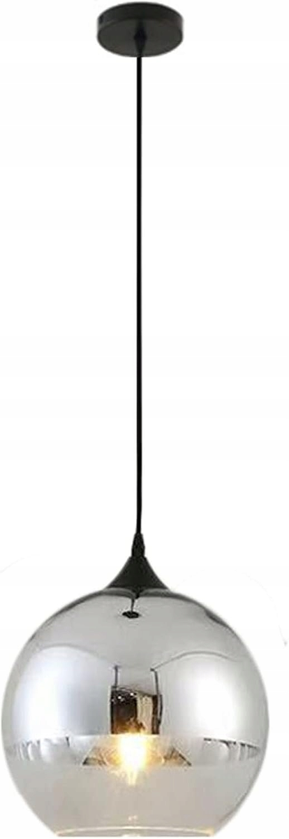 Szklana lampa wisząca kula