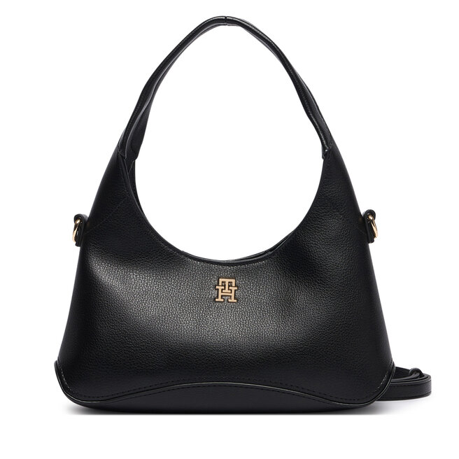 Torebka Tommy Hilfiger Th Everyday Mini Hobo AW0AW19185 Czarny