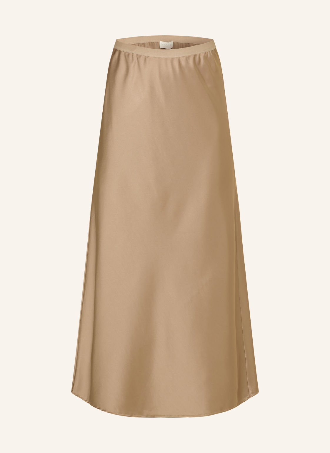 Milano Italy Spódnica Satynowa beige