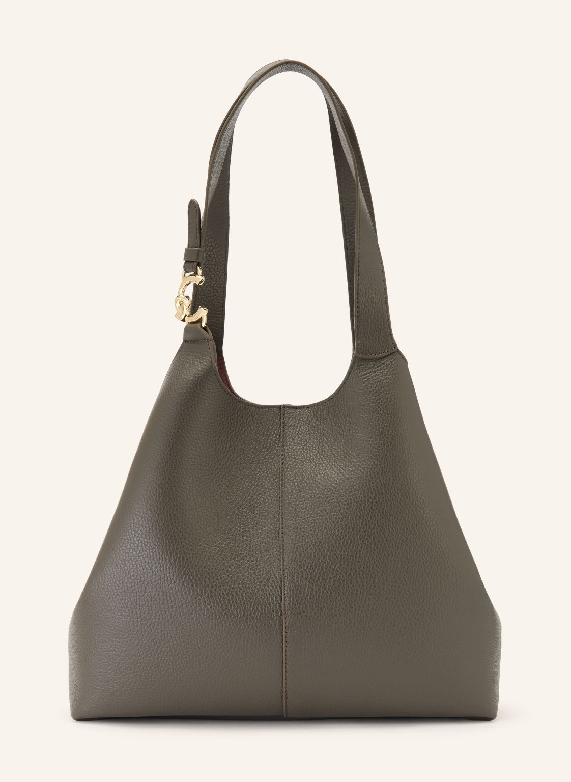Coccinelle Shopperka Z Torebką Typu Pouch Wyjmowaną grau