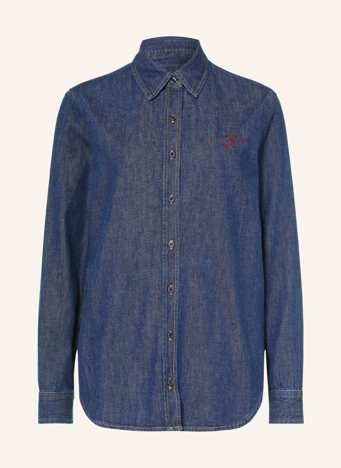 Tommy Hilfiger Bluzka Jeansowa blau
