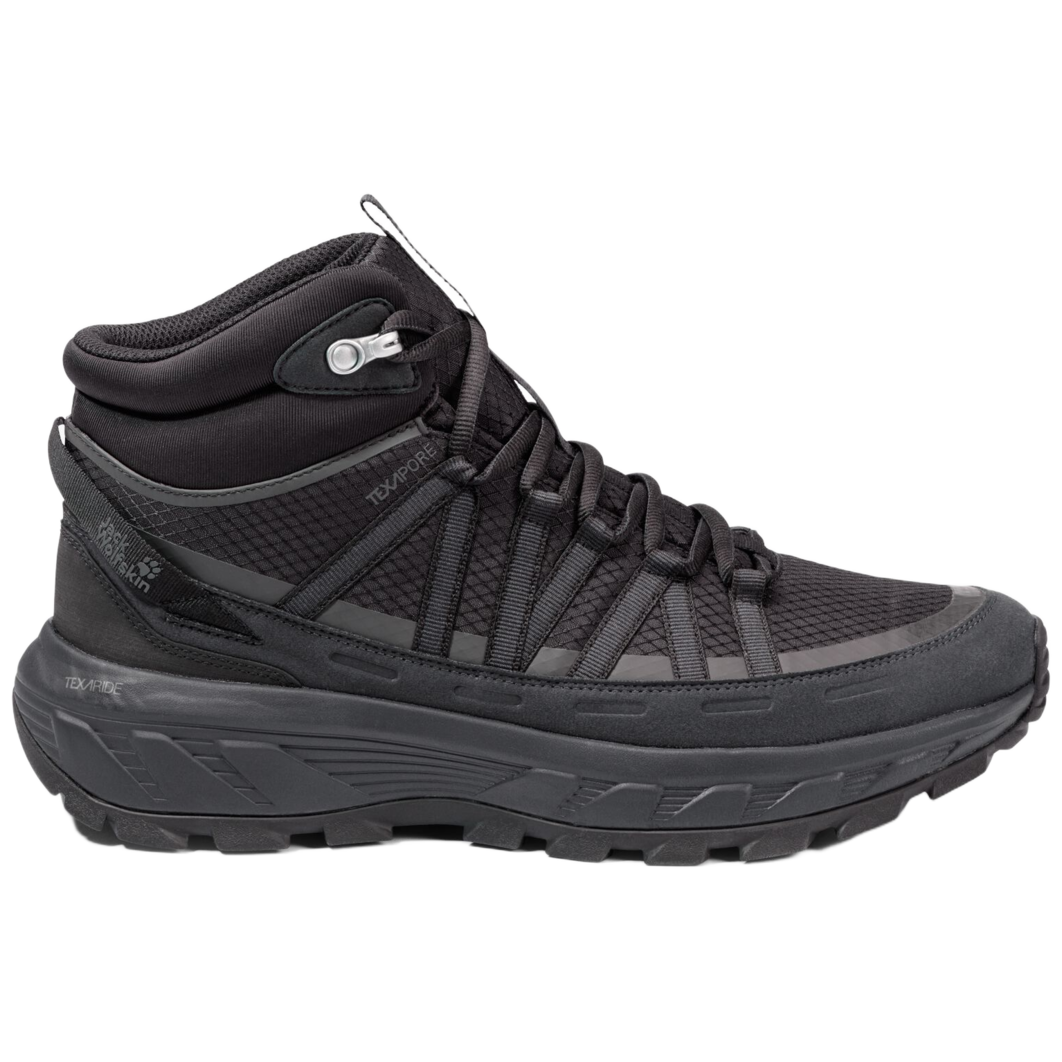 Buty męskie Jack Wolfskin Wild Hike Texapore Mid M Rozmiar butów (UE): 42 / Kolor: czarny