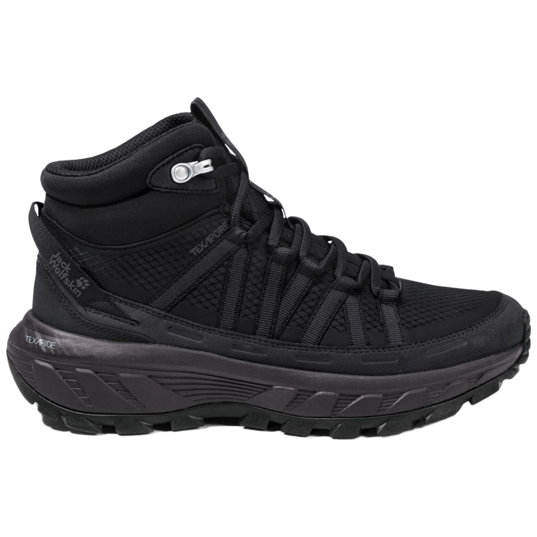 Buty damskie Jack Wolfskin Wild Hike Texapore Mid W Rozmiar butów (UE): 39,5 / Kolor: czarny