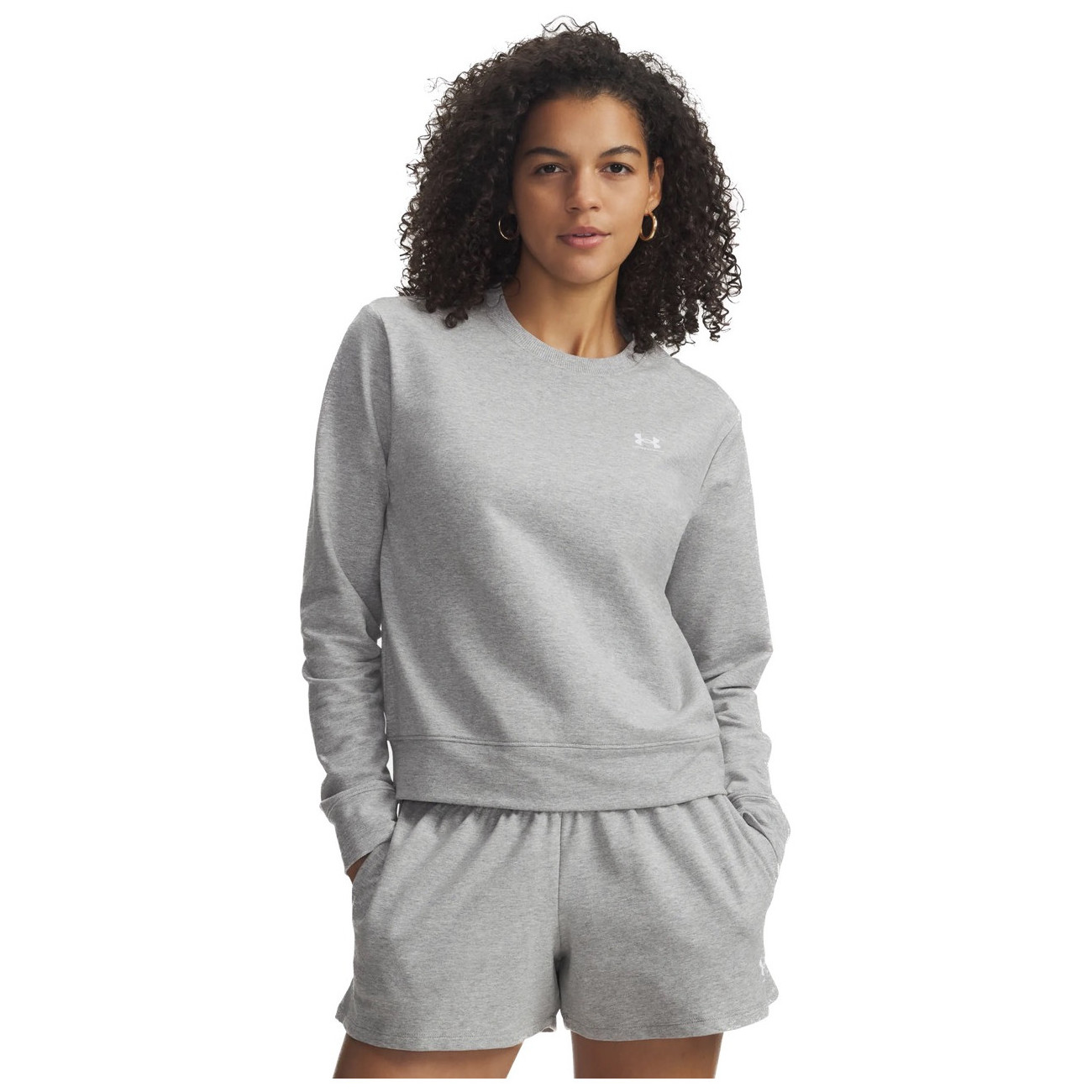 Bluza damska Under Armour Sport Terry Crew Rozmiar: L / Kolor: szary