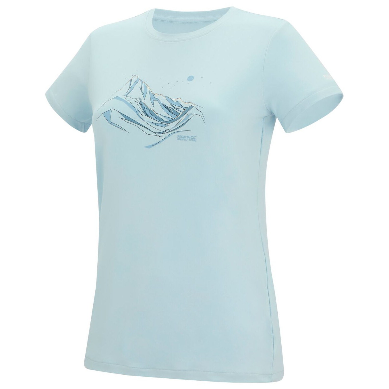 Koszulka damska Regatta Womens Fingal Stretch Rozmiar: XS / Kolor: jasnoniebieski