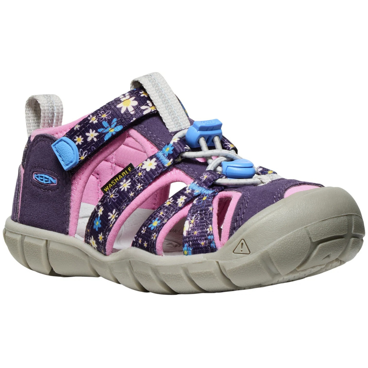 Sandały dziecięce Keen Seacamp II Cnx Children Daisies/Marina Rozmiar butów (UE): 24 / Kolor: fioletowy