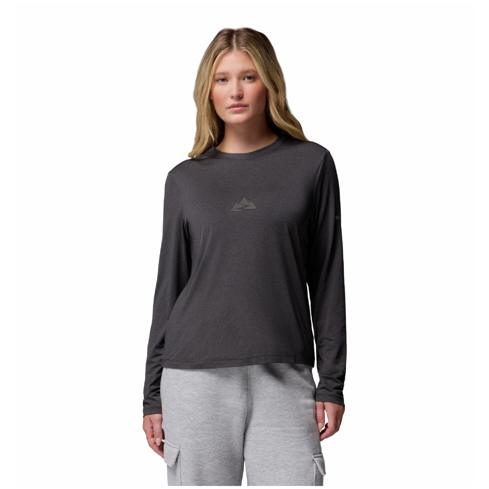 Koszulka damska Columbia Parsons Point™ Ls Graphic Tee Rozmiar: L / Kolor: czarny
