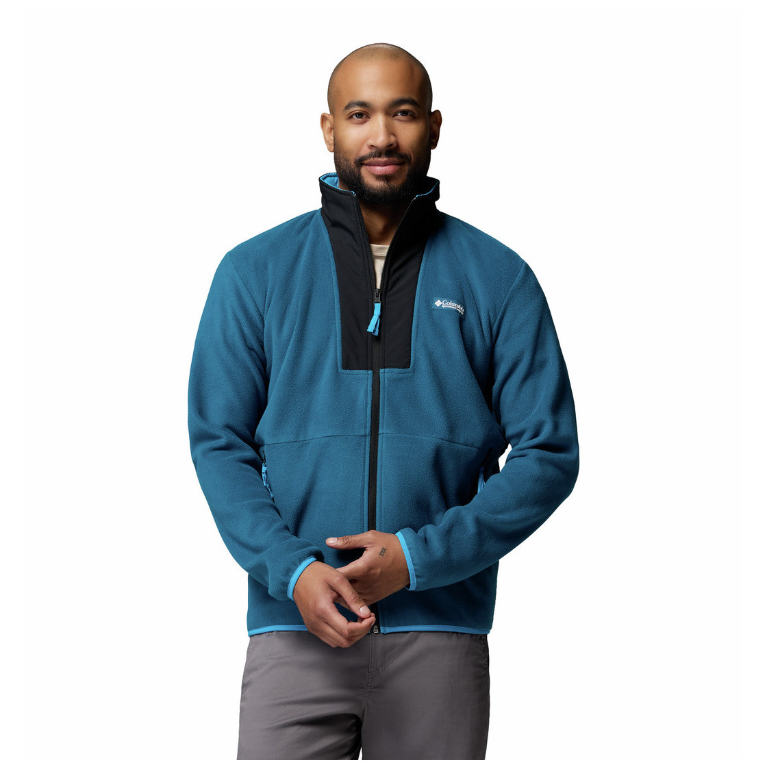 Bluza męska Columbia Sequoia Grove™ Ii Fz Fleece Rozmiar: XXL / Kolor: niebieski
