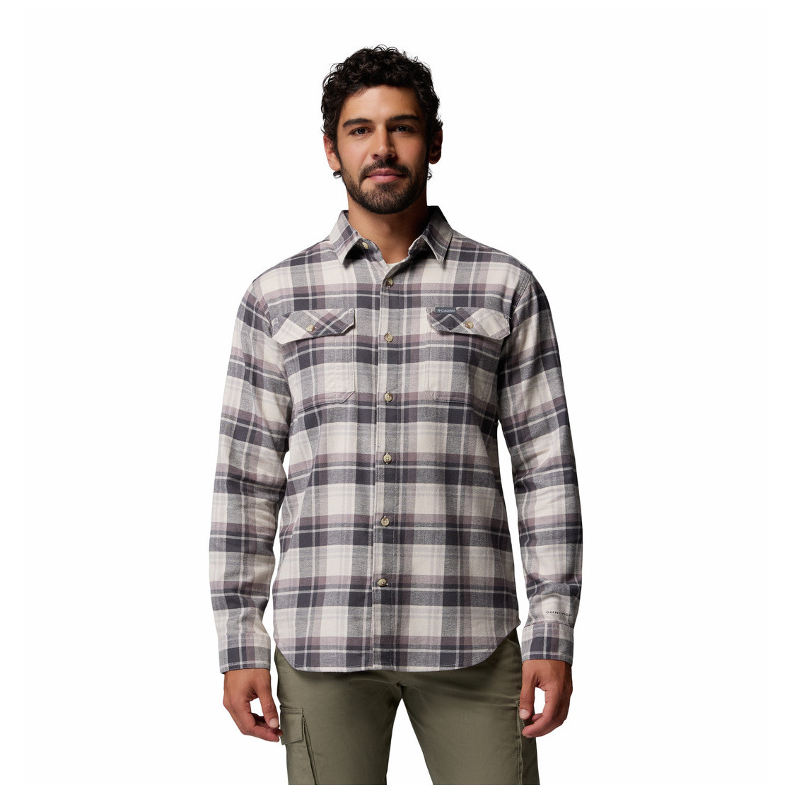 Koszula męska Columbia Flare Gun™ Stretch Flannel Rozmiar: L / Kolor: szary/biały