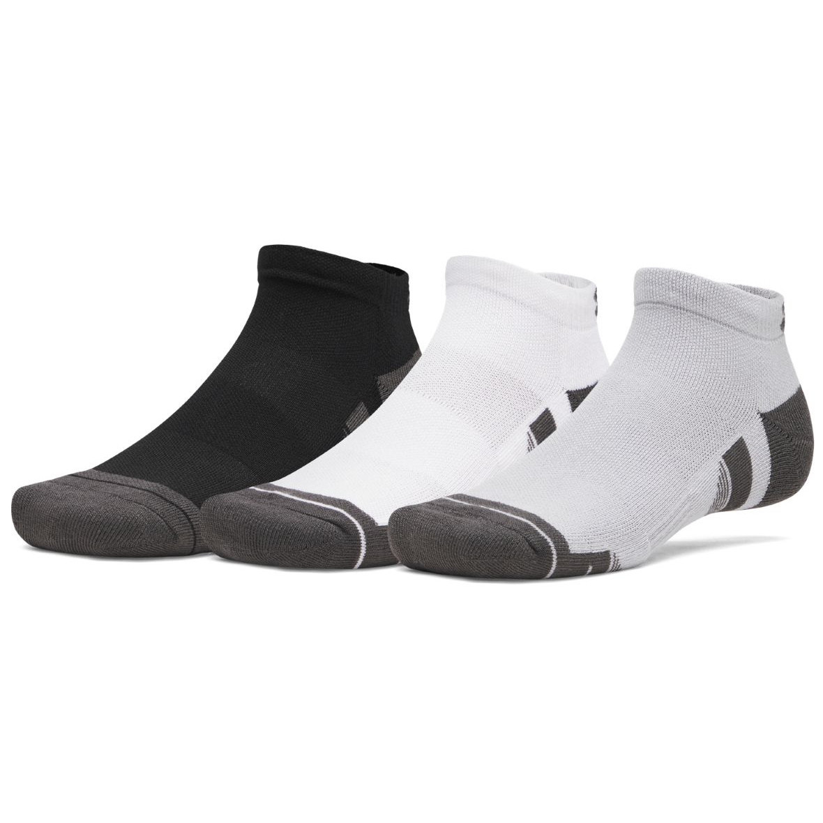 Zestaw skarpetek Under Armour New UA Perf Tech 3Pk Low Rozmiar skarpet: 36,5-42 / Kolor: szary/biały