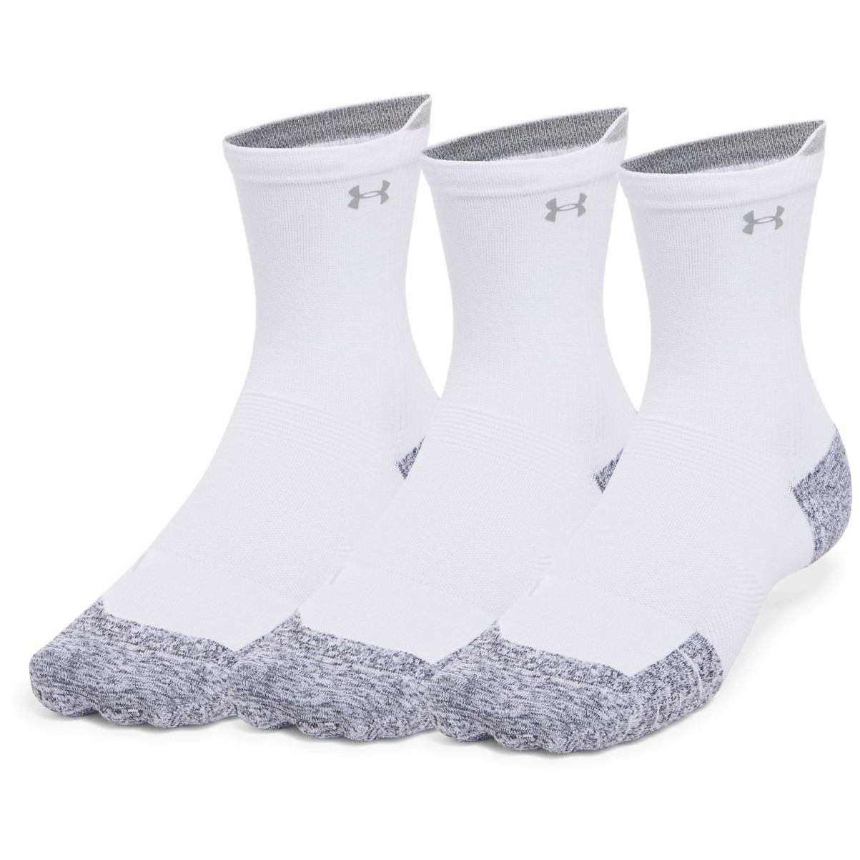 Zestaw skarpetek Under Armour UA Velociti Run Cush 3P Crew Rozmiar skarpet: 42-47,5 / Kolor: biały