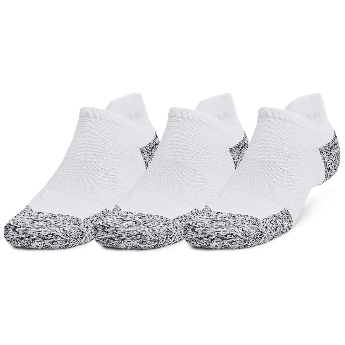 Zestaw skarpetek Under Armour UA Velociti Run Cush 3Pk Ns Rozmiar skarpet: 42-47,5 / Kolor: biały/szary