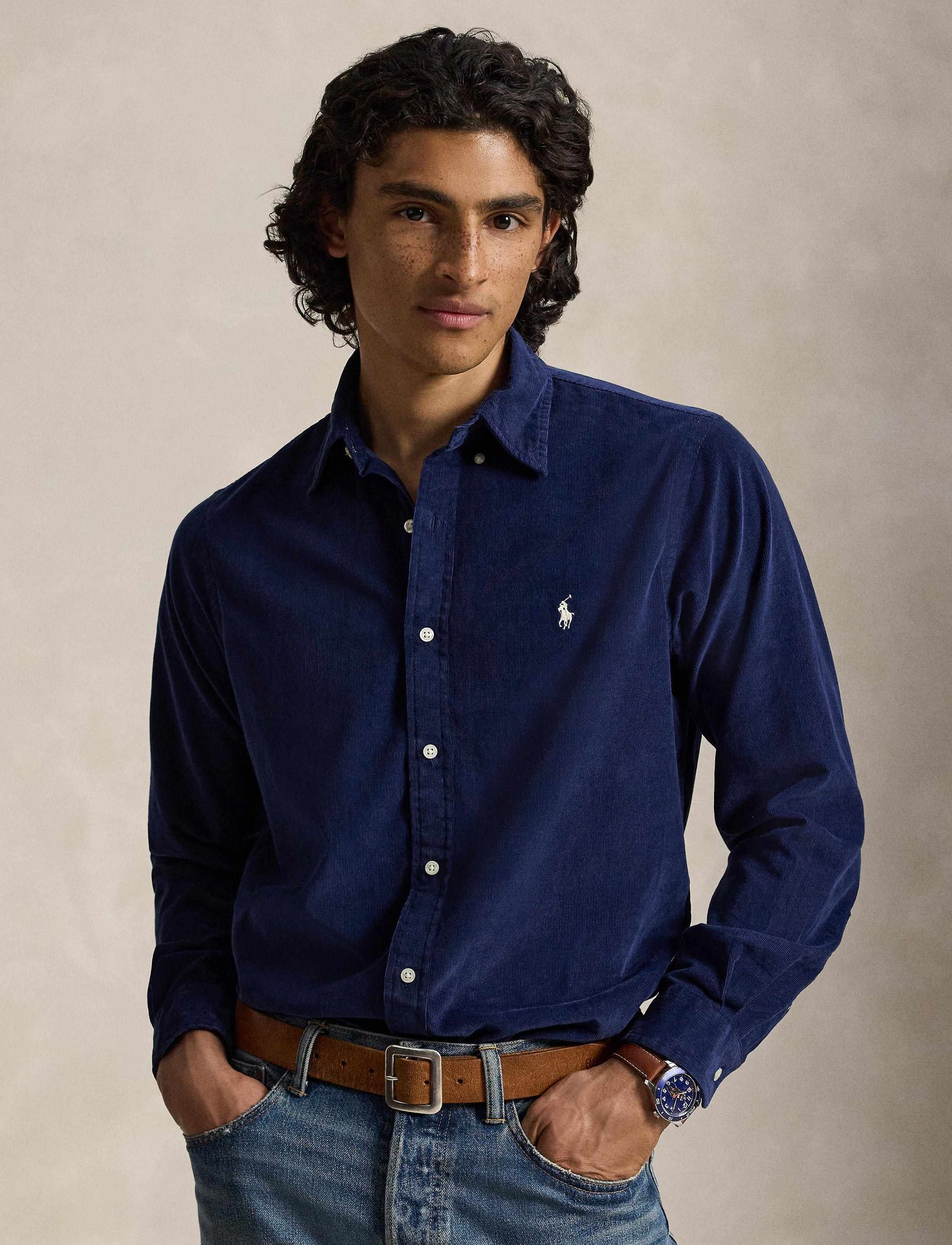 POLO RALPH LAUREN Koszula Custom fit sztruks