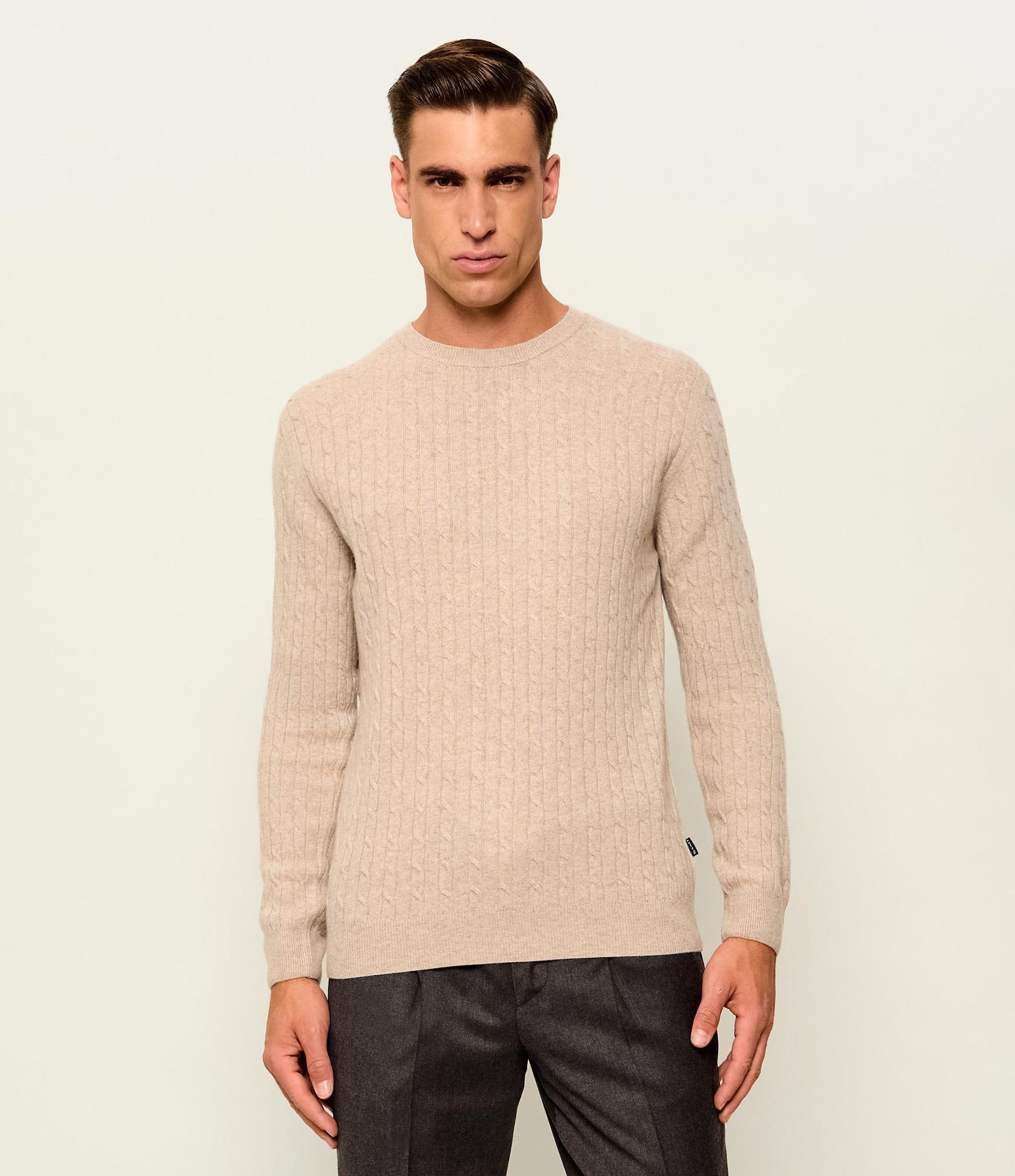 Sand Copenhagen Sweter Iq Regular Fit z dodatkiem wełny i kaszmiru