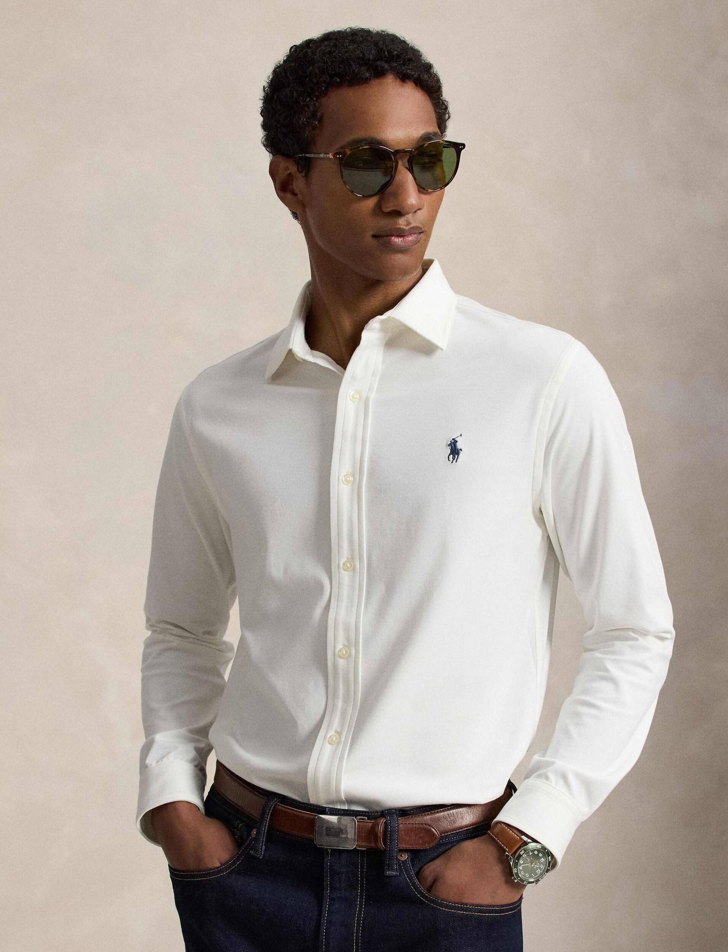 POLO RALPH LAUREN Koszula oxford Regular Fit stretch