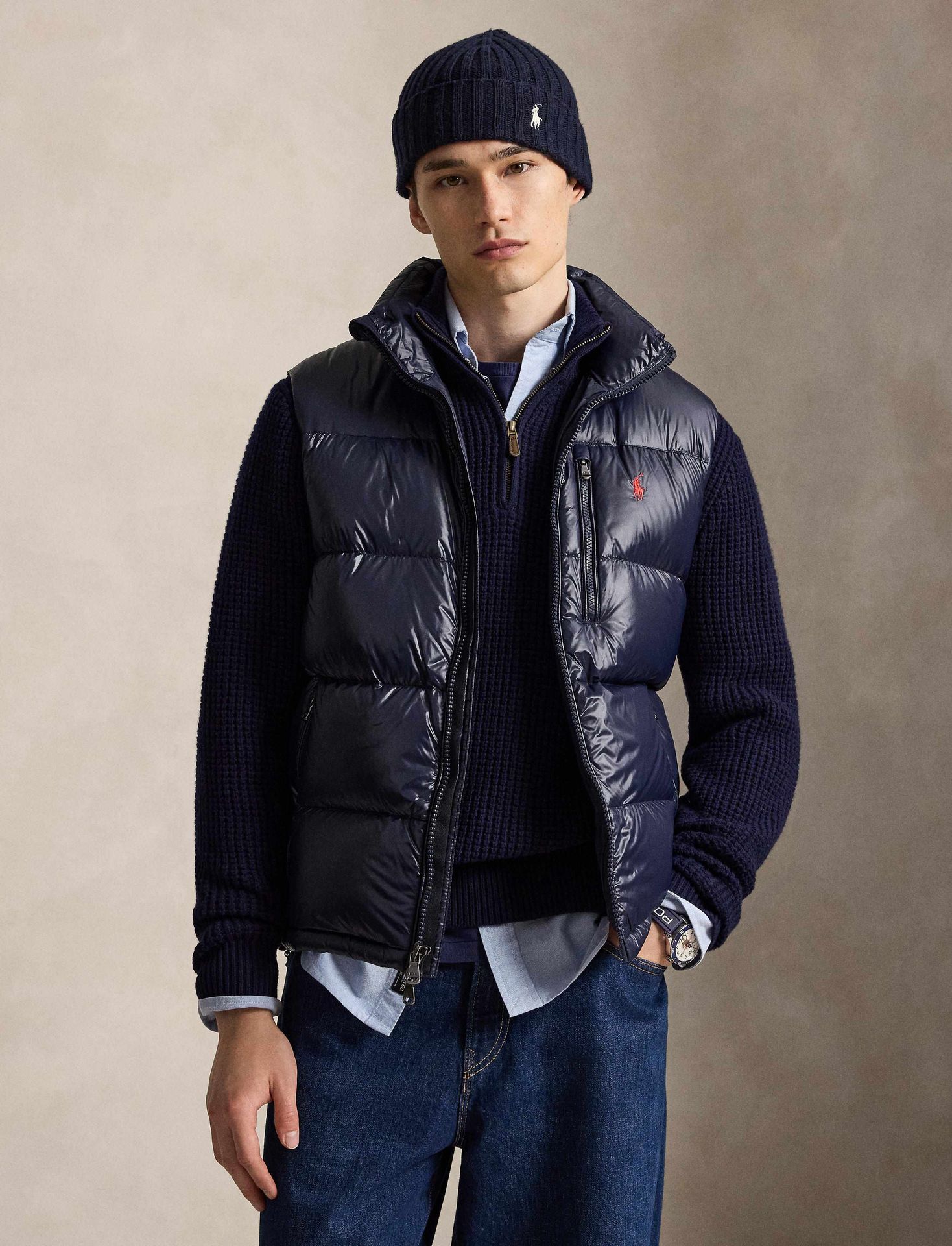 POLO RALPH LAUREN Puchowy bezrękawnik Regular Fit