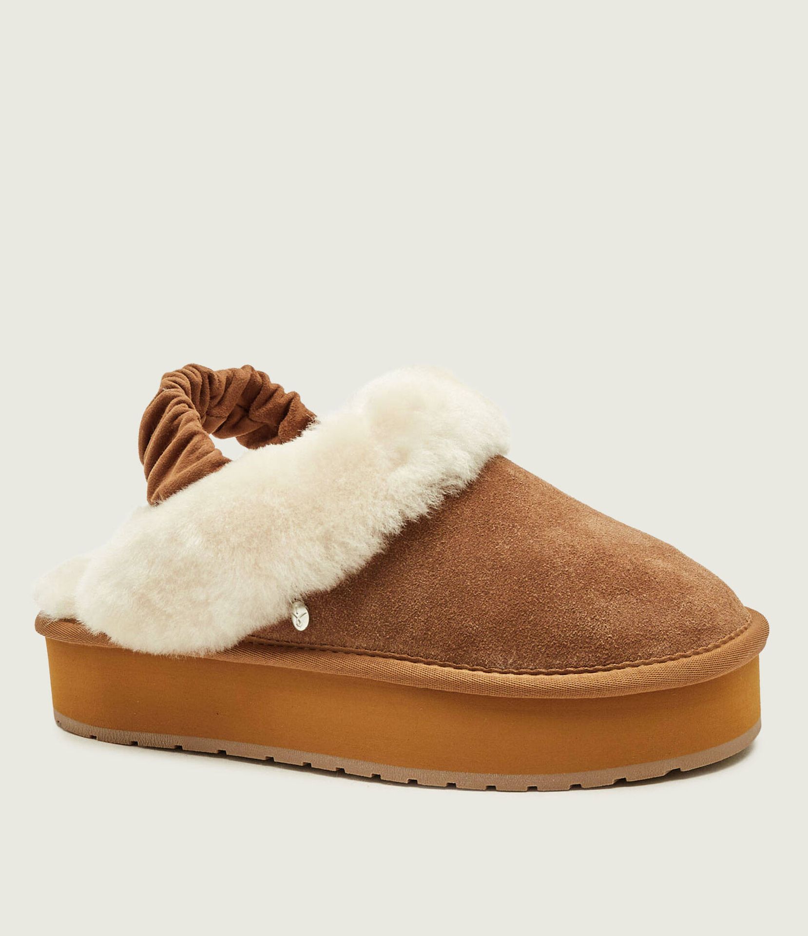EMU Australia Ocieplane mule Hartz Clog| shearling zamsz z dodatkiem wełny
