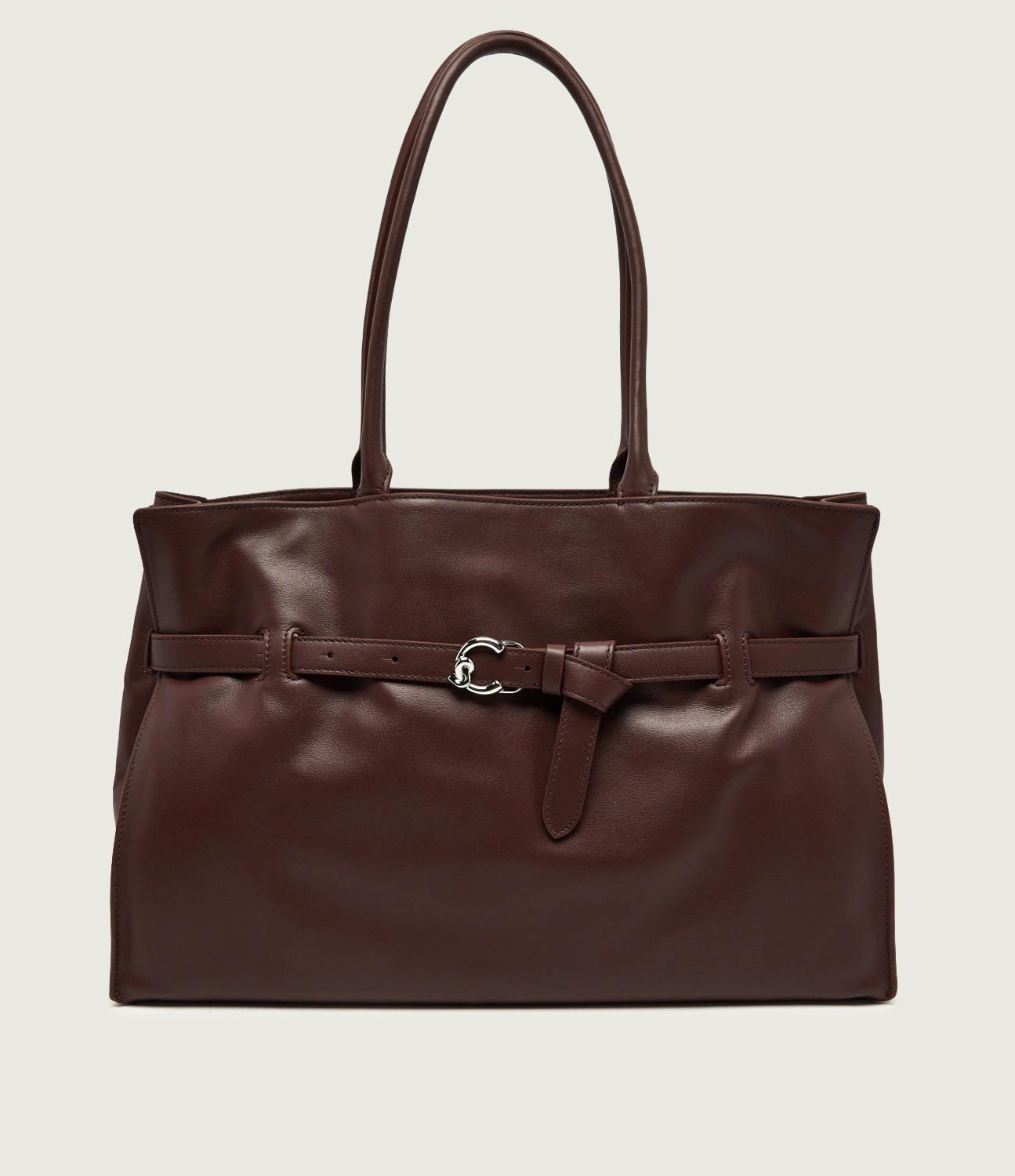 Coccinelle Skórzana shopperka Coccinelle Sabine Soft