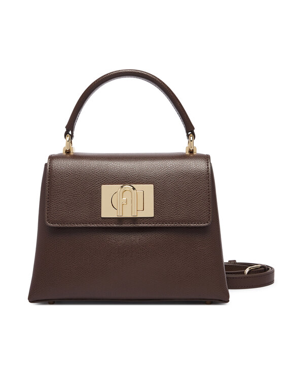 Furla Torebka 1927 Mini Top Handle WB00109 ARE000 4284S Brązowy ciemny