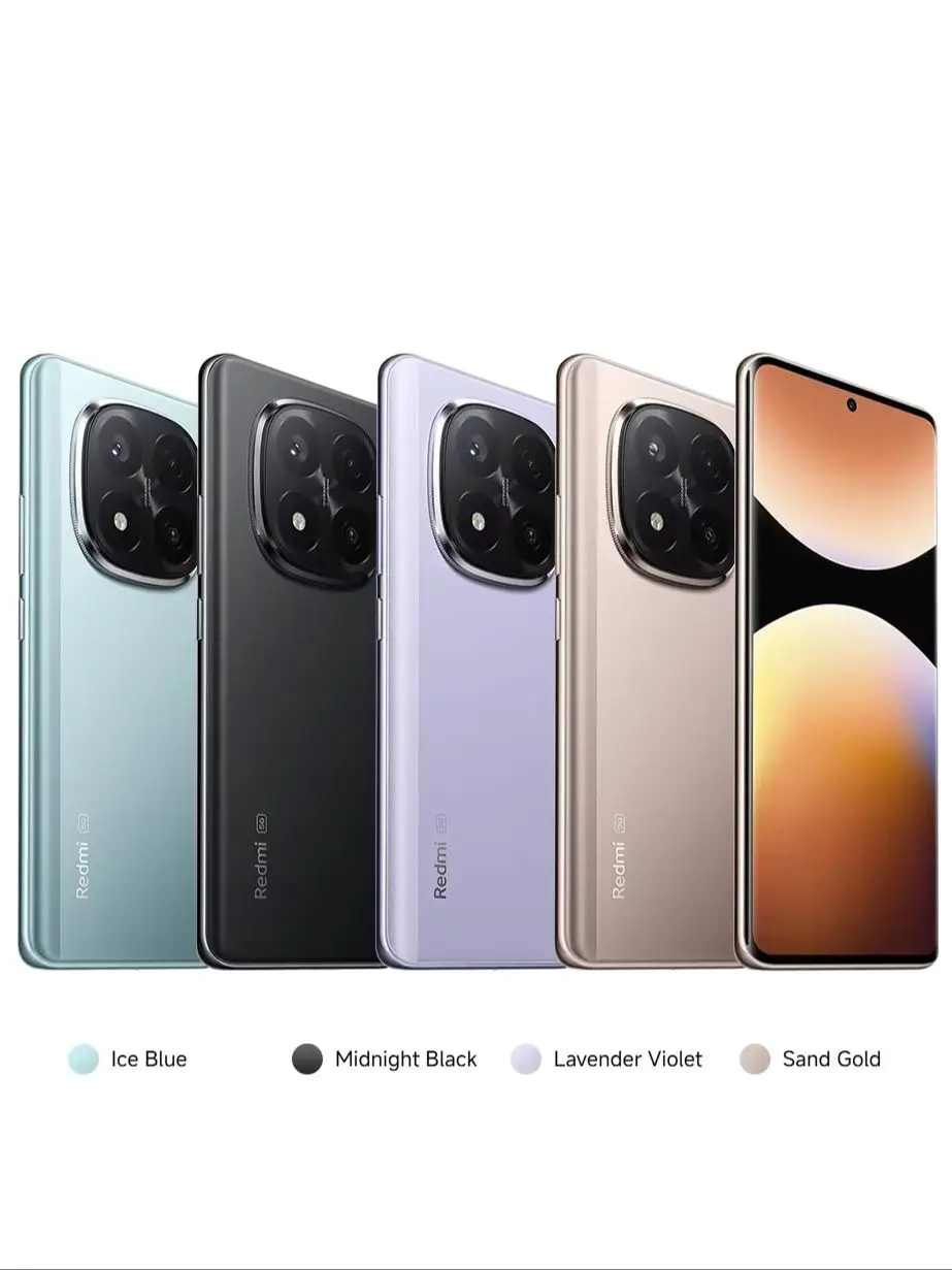 Redmi Note 14 Pro+ 5G Smartfon NFC Snapdragon 7s Gen 3 Kamera Tylna 200 MP IP68 Lavender Violet