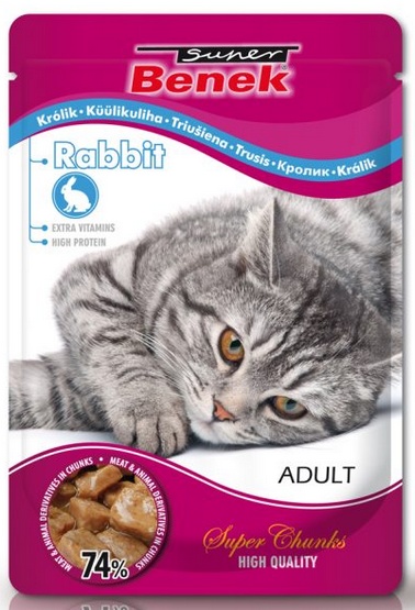 Certech Super Benek Saszetka królik w sosie 100g