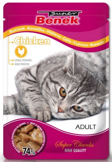 Certech Super Benek Saszetka kurczak w sosie 100g