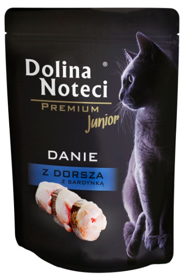 Dolina Noteci DNP Danie dorsz z sardynką junior kot 85g