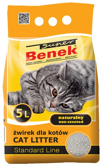 Opinie o  Żwirek Super Benek Naturalny 5l