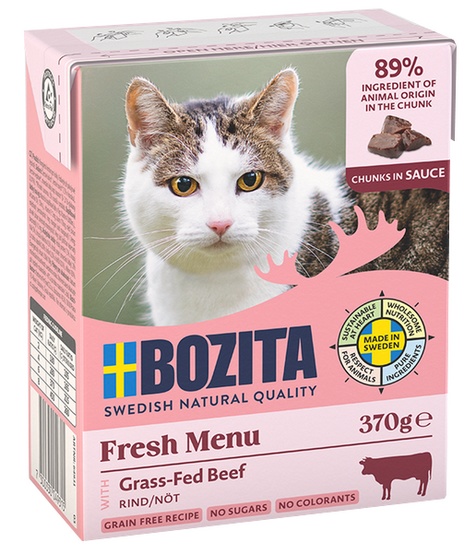 BOZITA Kawałki w sosie z wołowiną 370g