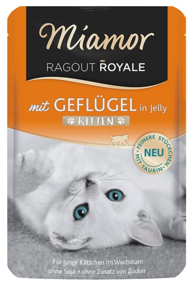 Miamor Ragout Royale Kitten z Drobiem Saszetka 100g 3140
