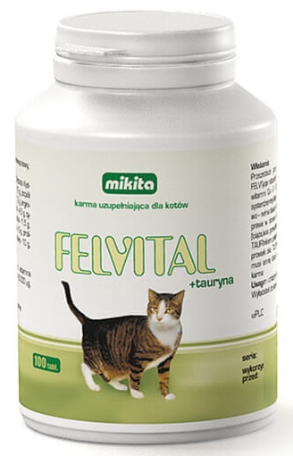 Mikita Felvital + tauryna 100 tab.