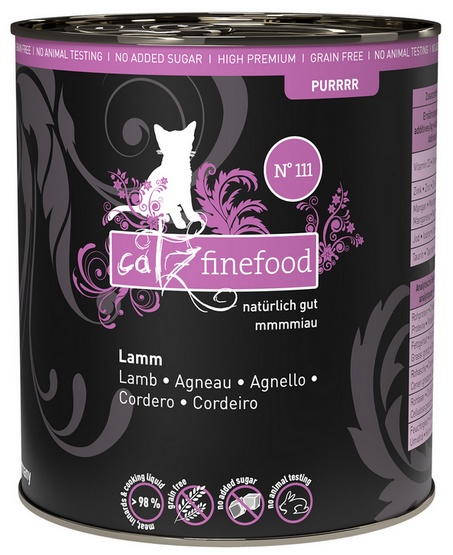 Catz Finefood Purrrr N.111 Jagnięcina puszka 800g 15333