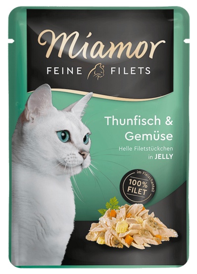 Miamor Feine Filets Tuńczyk & Warzywa Saszetka 100g 2660