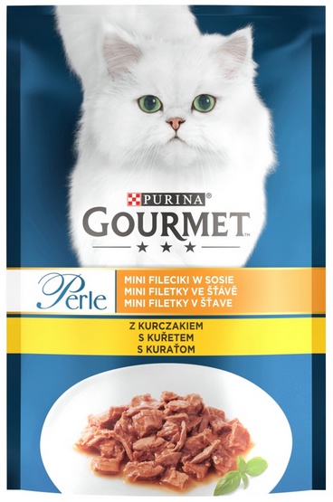 Purina Gourmet PERLE Z KURCZAKIEM W SOSIE 85G GPCP85G