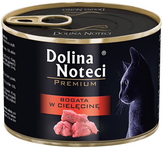 Karma mokra 185 g cielęcina Dolina Noteci Kot