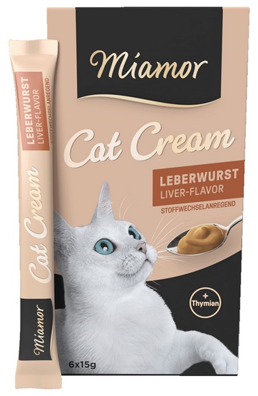 Miamor Cat Confect Leberwurst Cream 6x15g MS_8747