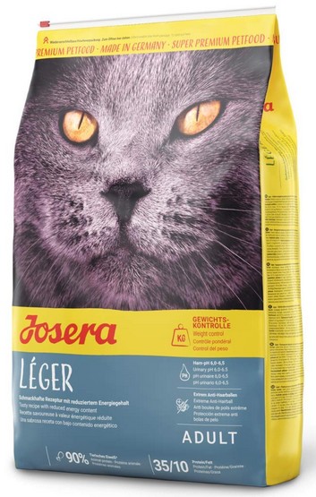 JOSERA LEGER 2KG Karma dla dorosłych kotów o obniżonej aktywności z tendencją do nadwagi