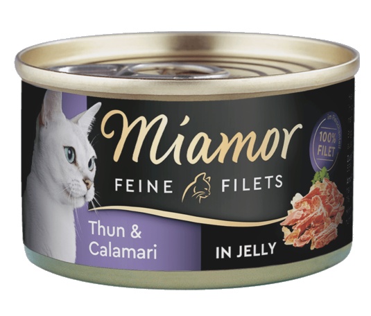 Miamor Feine Filets - filety mięsne smak: tuńczyk z kalmarem 100g