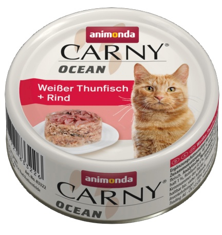 Animonda Carny Ocean 24 X 80 G Biały Tuńczyk Z Wołowiną