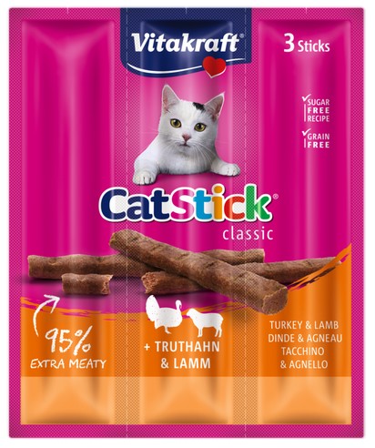 Vitakraft Cat Stick Mini Indyk i Jagnięcina 18g [18202] 2573